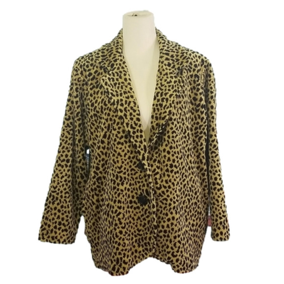 𝅺painted Pony Leopard Jacket - Picture 1 of 8